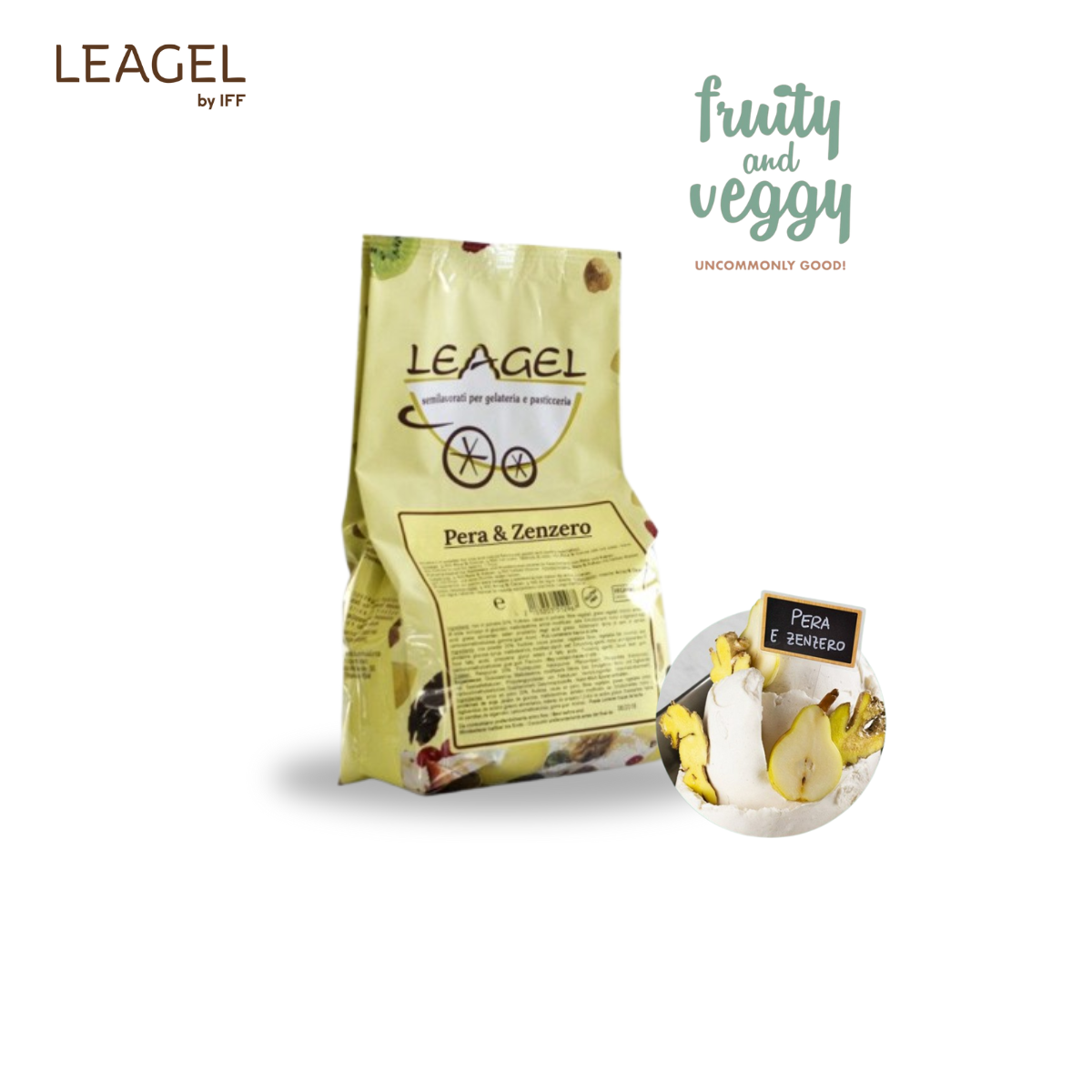 Fruity&Veggy Pere & Ghimbir Vegan 1.2kg 152601 LGL