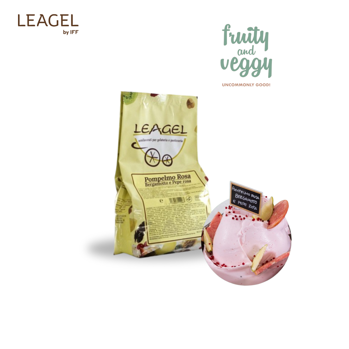 Fruity&Veggy Grapefruit Roz,Bergamot si Piper Roz 1,25kg 153801 LGL