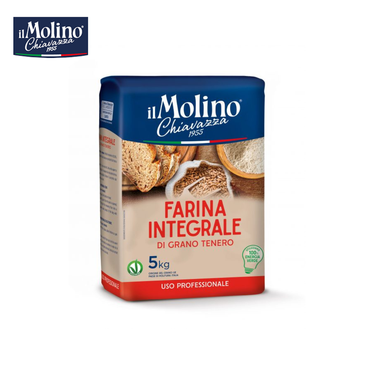 Faina integrala din grau 500g, Molino Chiavazza