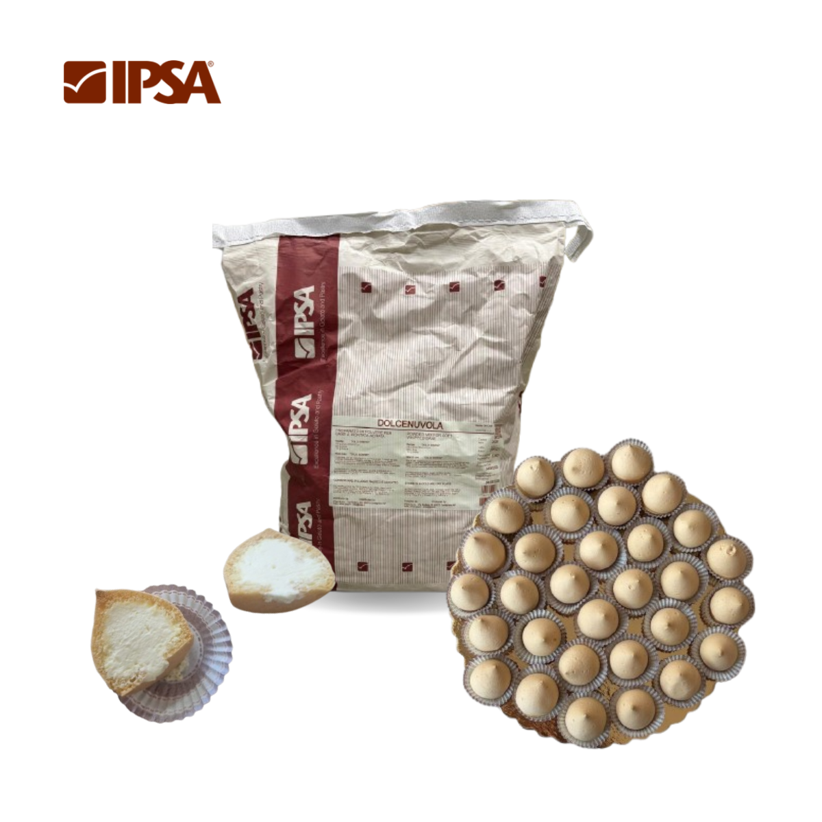 Mix de patiserie pentru aluaturi aerate  DOLCENUVOLA, 5kg, 2026 Ipsa