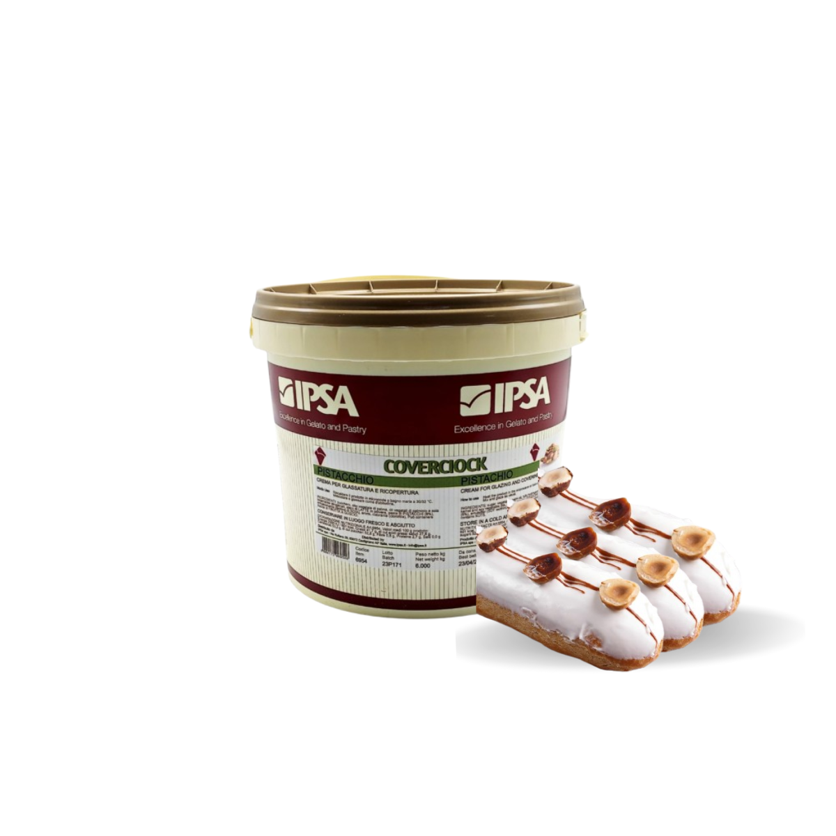Crema ciocolata alba COVERCIOCK WHITE, 6kg, 6955 Ipsa
